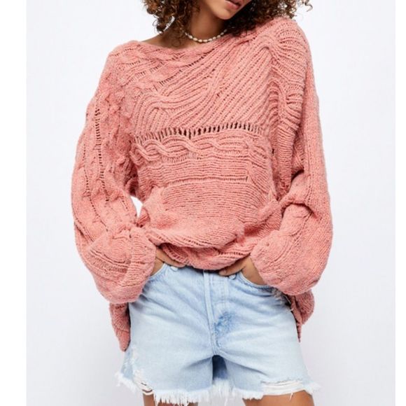 NWT Free People Against The Tide Sweater - Picture 1 of 10